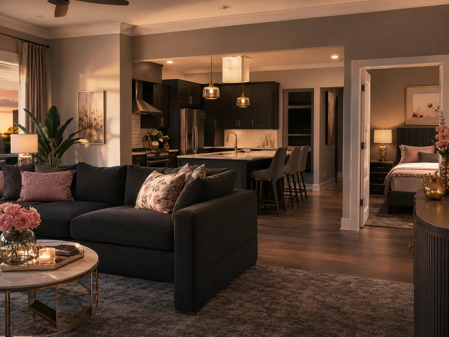 A beautifully furnished shared home